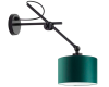 Designerski kinkiet ruchomy na wysięgniku HAMILTON zieleń butelkowa.png
