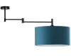Lampa sufitowa z  regulowanym ramieniem 40cm RANGUN morski.png