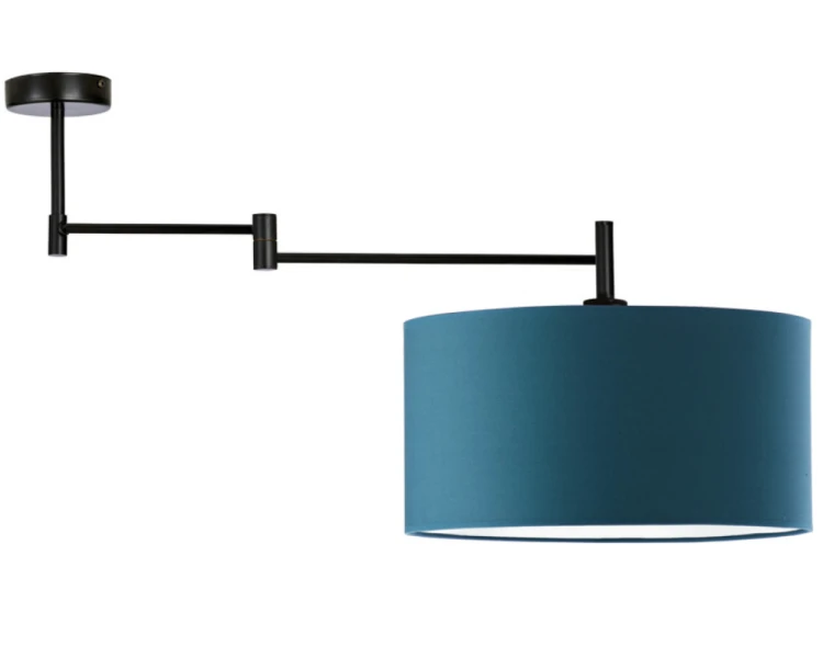 Lampa sufitowa z  regulowanym ramieniem 40cm RANGUN morski.png