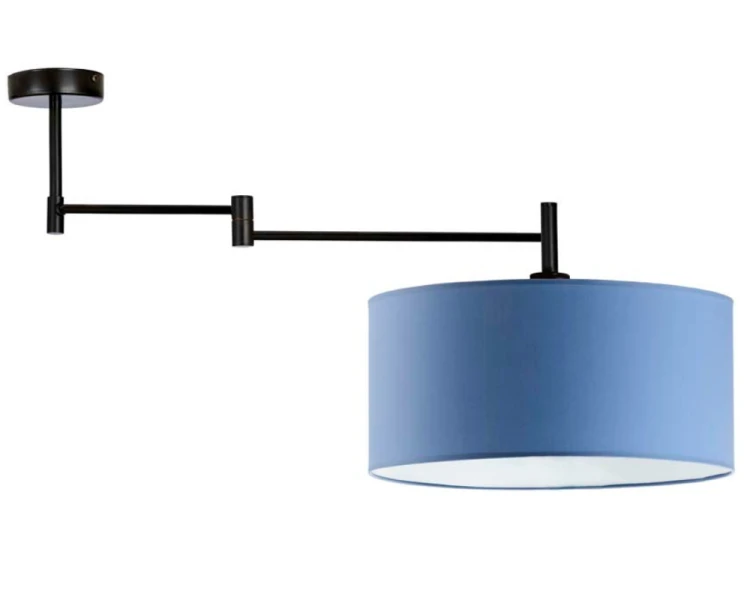 Lampa sufitowa z  regulowanym ramieniem 40cm RANGUN niebieski.png