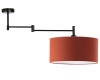 Lampa sufitowa z  regulowanym ramieniem 40cm RANGUN rdzawy.png