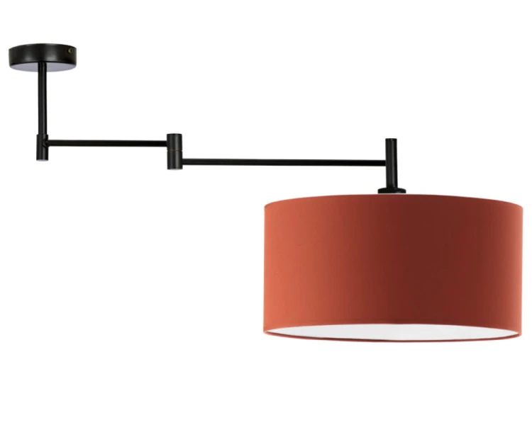 Lampa sufitowa z  regulowanym ramieniem 40cm RANGUN rdzawy.png