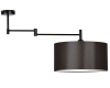 Lampa sufitowa z  regulowanym ramieniem 40cm RANGUN  brązowy.png