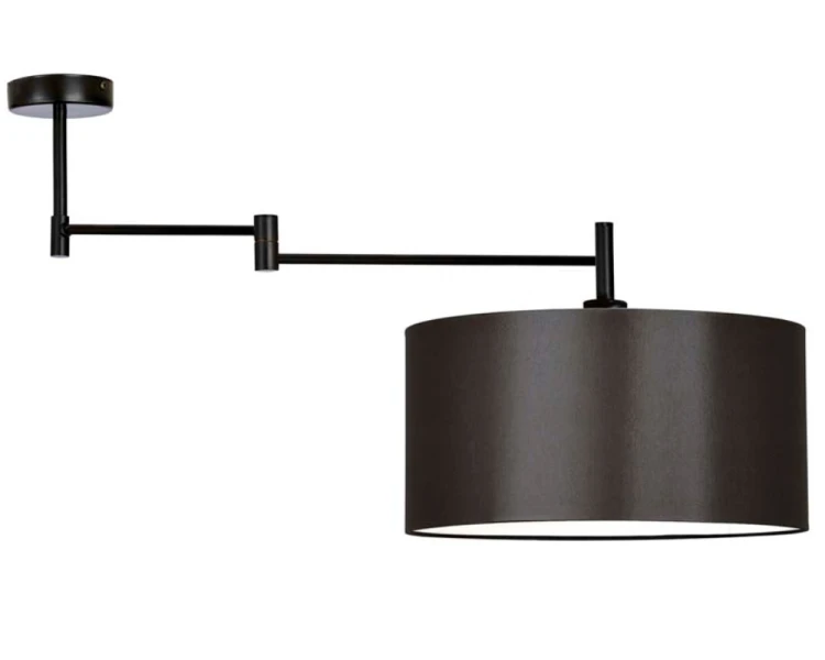 Lampa sufitowa z  regulowanym ramieniem 40cm RANGUN  brązowy.png