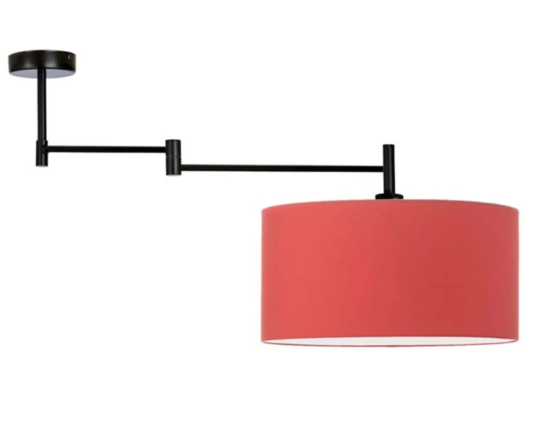Lampa sufitowa z  regulowanym ramieniem 40cm RANGUN  czerwony.png