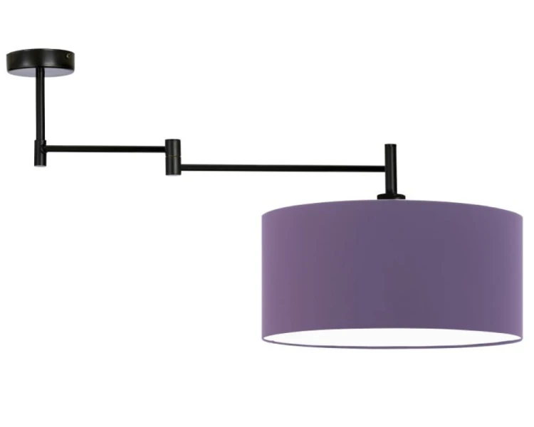 Lampa sufitowa z  regulowanym ramieniem 40cm RANGUN fioletowy.png