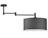 Lampa sufitowa z  regulowanym ramieniem 40cm RANGUN grafit.png