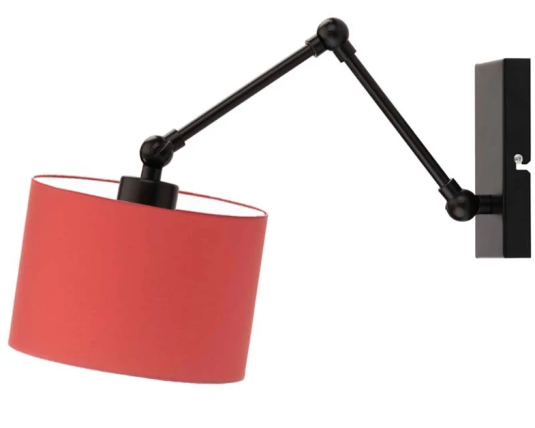 Kinkiet regulowany z wysięgnikiem TULON czerwony.png