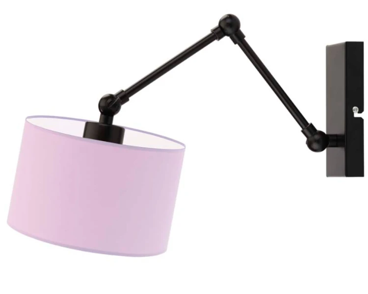 Kinkiet regulowany z wysięgnikiem TULON jasny fioletowy.png