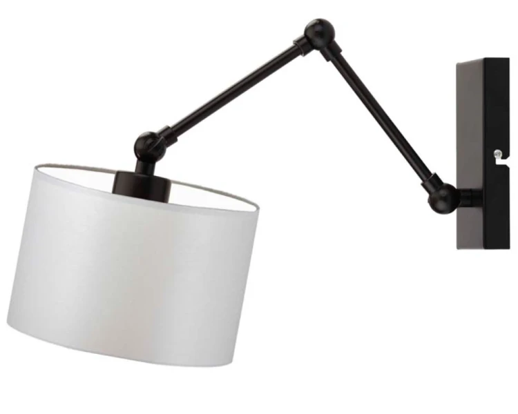 Kinkiet regulowany z wysięgnikiem TULON jasny szary.png