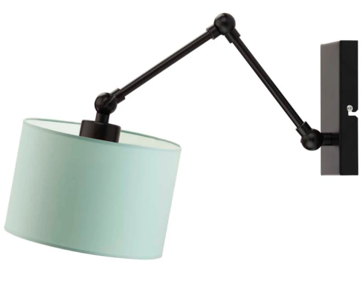 Kinkiet regulowany z wysięgnikiem TULON miętowy.png