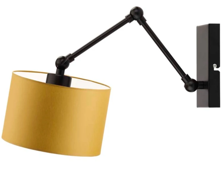 Kinkiet regulowany z wysięgnikiem TULON musztardowy.png