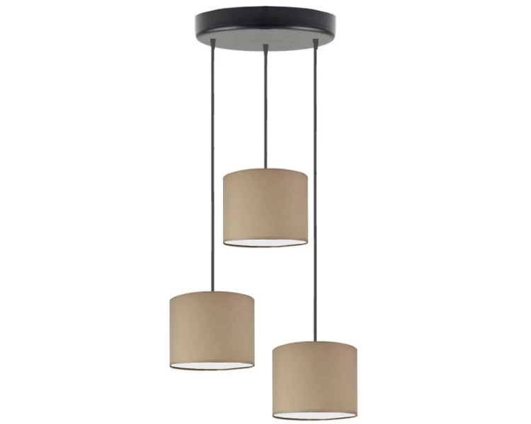 Lampa wisząca trzypunktowa regulowana 120cm PUEBLO beżowa.png