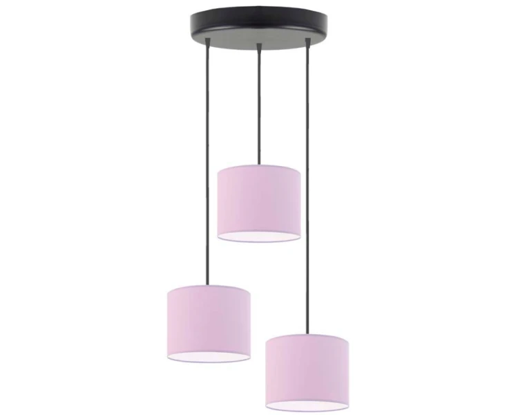 Lampa wisząca trzypunktowa regulowana 120cm PUEBLO jasny fioletowy.png