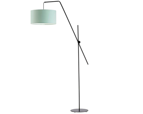Lampa podłogowa stojąca regulowana BILBOA miętowy.png