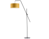 Lampa podłogowa stojąca regulowana BILBOA musztardowy.png