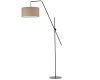 Lampa podłogowa stojąca regulowana BILBOA beżowa.png
