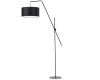 Lampa podłogowa stojąca regulowana BILBOA czarna.png