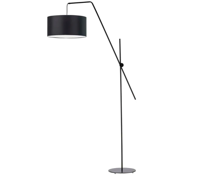 Lampa podłogowa stojąca regulowana BILBOA czarna.png