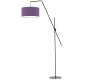 Lampa podłogowa stojąca regulowana BILBOA fioletowa.png
