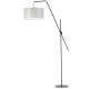 Lampa podłogowa stojąca regulowana BILBOA jasny szary.png