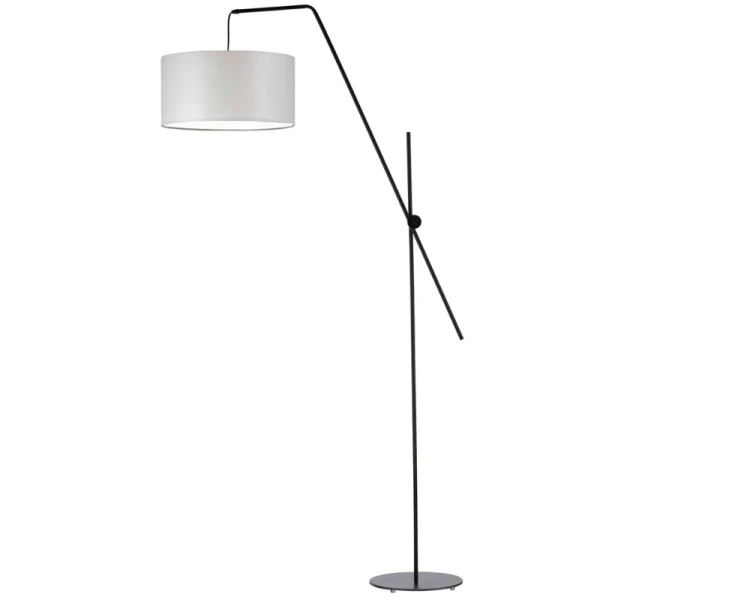 Lampa podłogowa stojąca regulowana BILBOA jasny szary.png