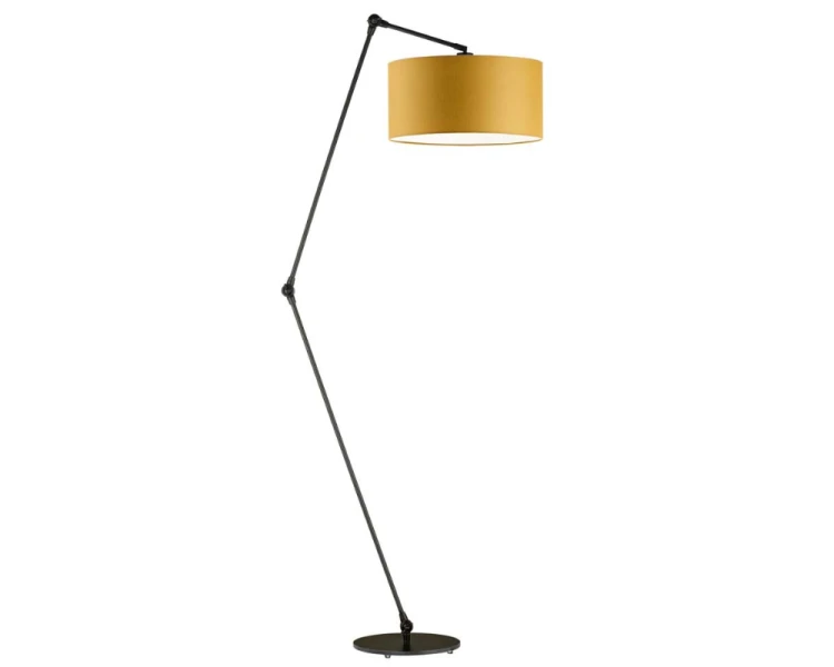 Lampa podłogowa z regulacją kąta padania światła BARI musztarda.png