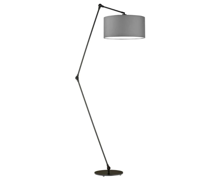Lampa podłogowa z regulacją kąta padania światła BARI szary.png