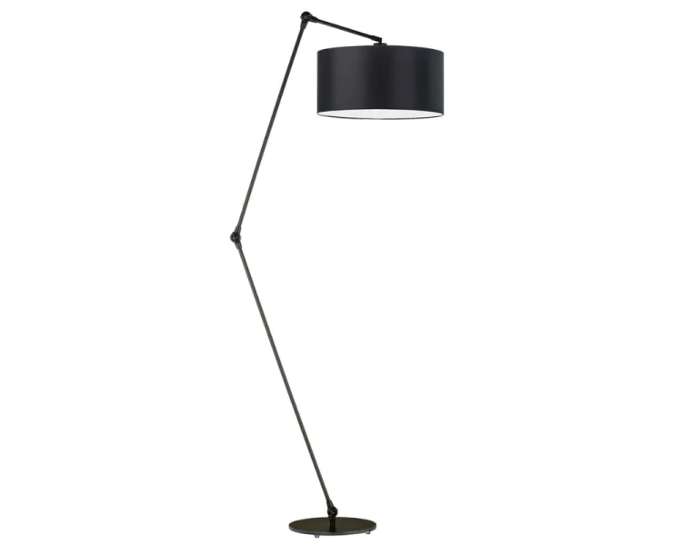 Lampa podłogowa z regulacją kąta padania światła BARI czarny.png