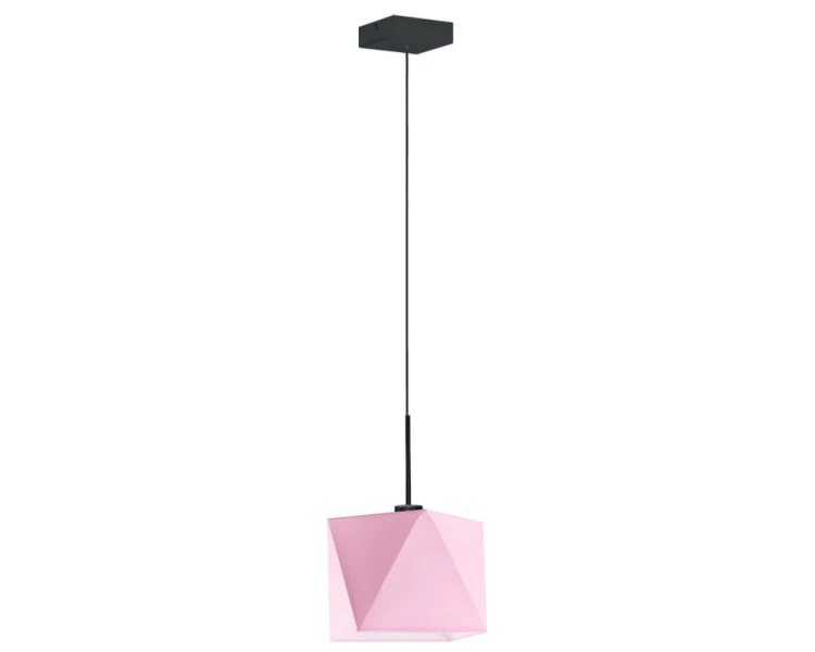 Lampa wisząca regulowana geometryczna 120cm SALLO różowy.png