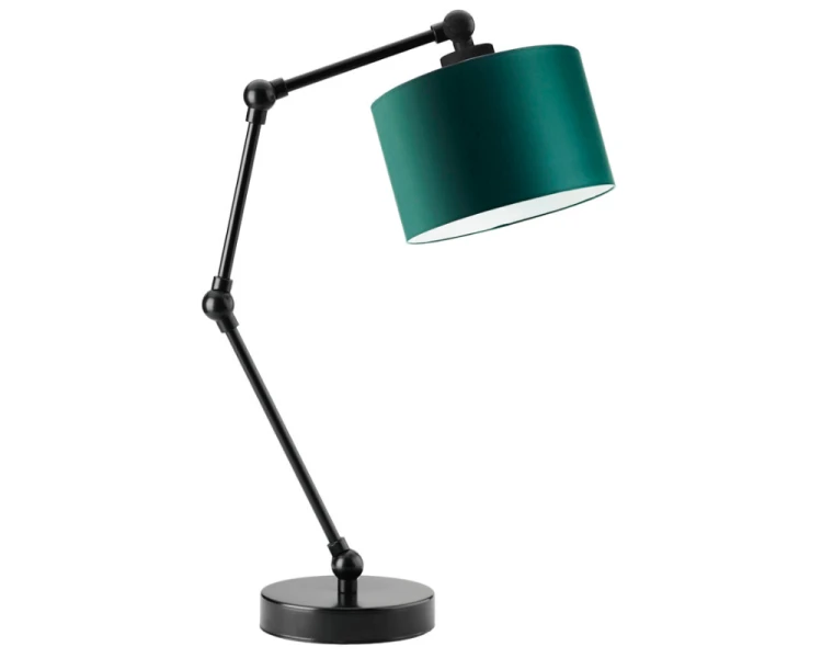 Lampka biurkowa z regulacją kąta padania światła ASMARA zieleń butelkowa.png