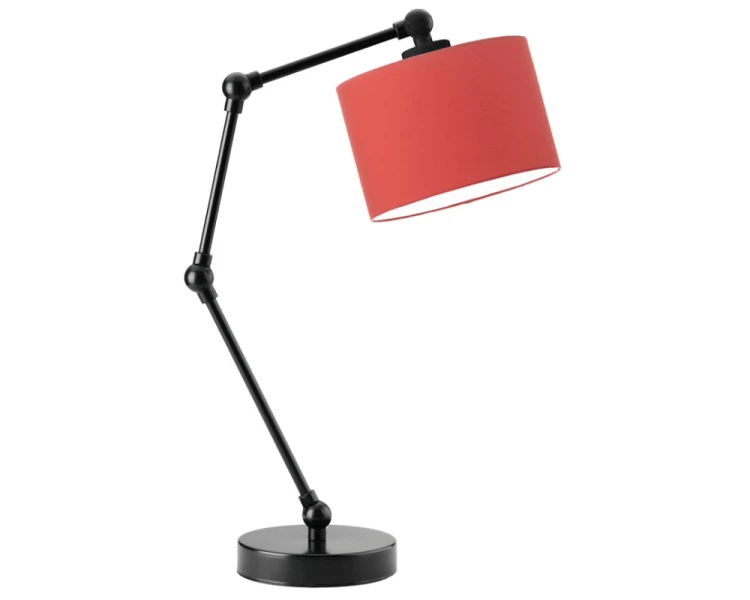 Lampka biurkowa z regulacją kąta padania światła ASMARA czerwony.png