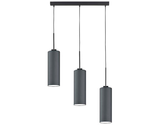 Żyrandol trzypunktowy z regulacją wysokości abażurów BORNEO grafit.png