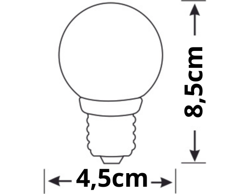 Żarówka LED E27 7W 3000K - 2