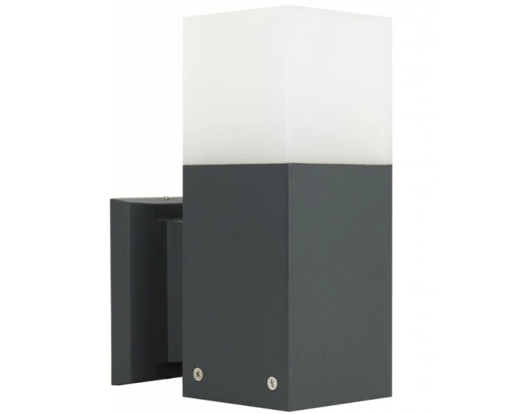 Lampa ścienna ogrodowa ciemny popiel CB-K DG