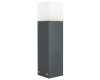Lampa zewnętrzna słupek ogrodowy 40cm ciemny popiel CB-MAX 400 DG
