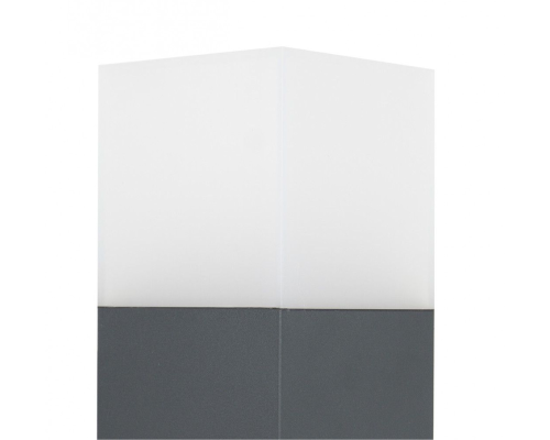Lampa zewnętrzna słupek ogrodowy 40cm ciemny popiel CB-MAX 400 DG  -2