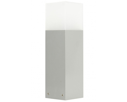 Lampa stojąca do ogrodu słupek 33cm srebrny CB-330 AL