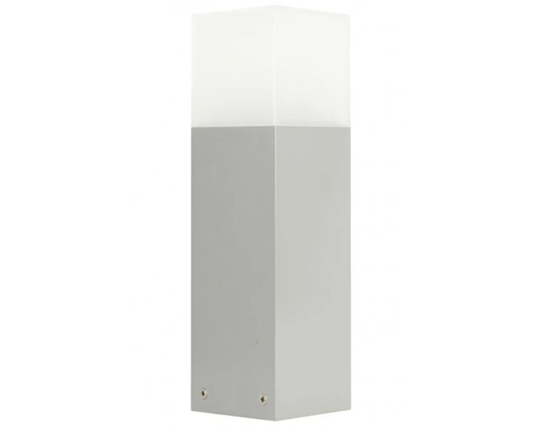 Lampa stojąca do ogrodu słupek 33cm srebrny CB-330 AL