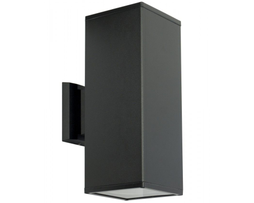 Kinkiet zewnętrzny lampa dwustronna czarna ADELA 8001 BL