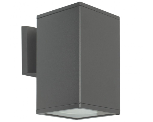 Zewnętrzny kinkiet na elewację oświetleniowy ciemny popiel ADELA 8002 DG