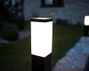 Lampa ogrodowa słupek kwadrat 45cm Inox SS802-450 aranżacja .png