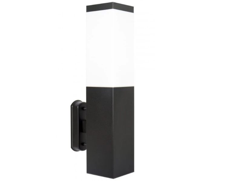 Lampa na elewację zewnętrzna stalowa Inox SS802-A BL