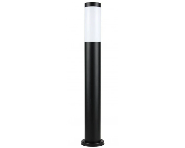 Lampa stojąca ogrodowa okrągła czarna 65 cm Inox ST 022-650 BL