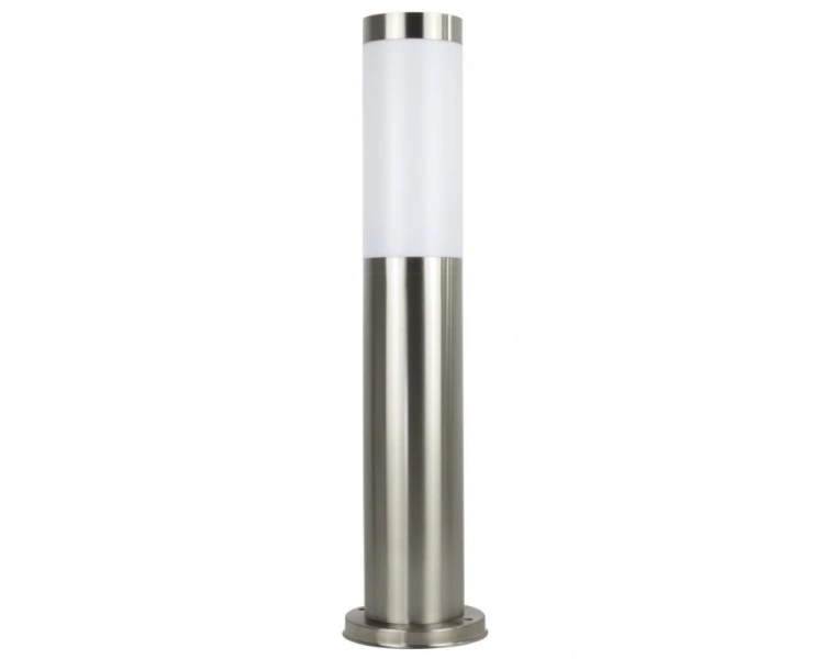 Lampa stojąca stalowa niski słupek 45 cm Inox ST 022-450