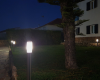 Lampa stojąca stalowa niski słupek 45 cm Inox ST 022-450 aranżacja.png
