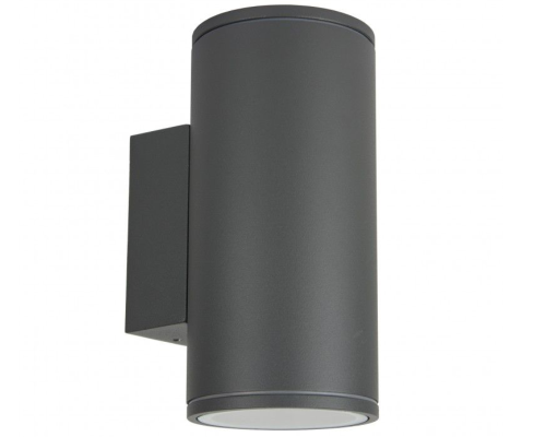 Kinkiet dwukierunkowy elewacyjny lampa na zewnątrz 19cm MIDI M1457 DG