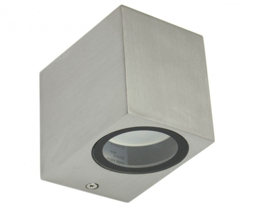 Kinkiet ogrodowy IP44 lampa ogrodowa srebrna 8cm Mini 5001 BR