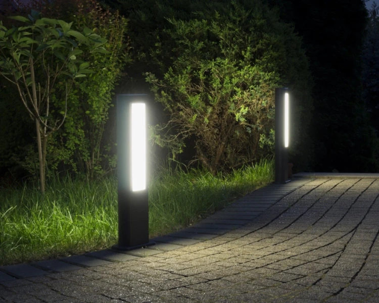 Lampa dwukierunkowa zewnętrzna LED 50cm ciemny popiel EVO GL 15402 - 3