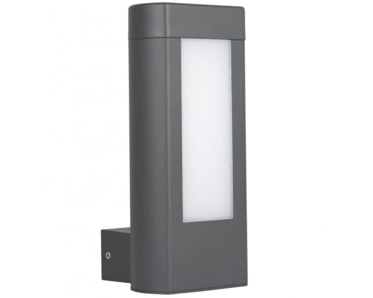 Kinkiet zewnętrzny lampa dwustronna LED ciemny popiel GL 15404